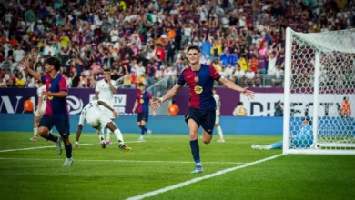 حكم مباراة برشلونة