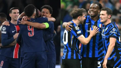 معلق مباراة إنتر ميلان وباريس سان جيرمان في دوري أبطال أوروبا والقنوات الناقلة